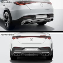 63 AMG Heckdiffusor GLC C254 Coupé inkl. AMG Endrohre Original Mercedes-AMG | GLC-C254-Diffusor-K