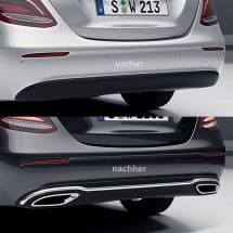 Avantgarde Diffusor Mercedes-Benz Endrohrblenden Nachrüstung | 213-Avantgarde-Diffusor-K