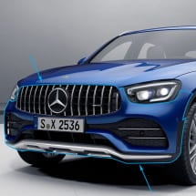 GLC 43 AMG Facelift Frontschürze mit Panamericana Grill  | GLC-253-Front-Konfig