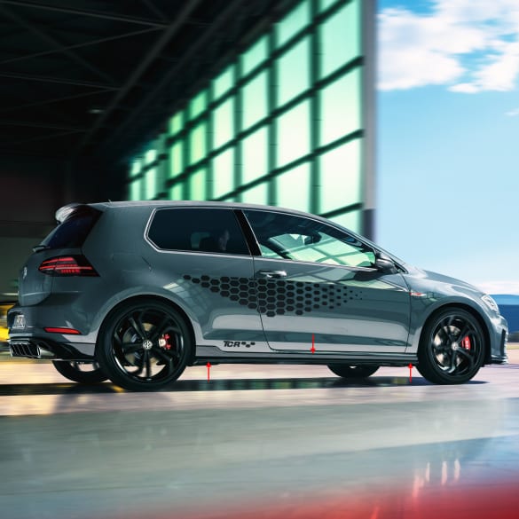 Original VW Golf 7 (5G) GTI TCR Seitenschweller Tuning Optik Dekor  Schweller