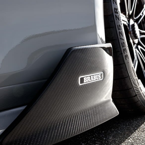BRABUS Seitenschweller Aufsatz Porsche 911 Turbo S Carbon glänzend
