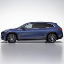 Trittbretter EQS SUV X296 Aluminium-Optik Gumminoppen Original Mercedes-Benz | X296-Trittbretter