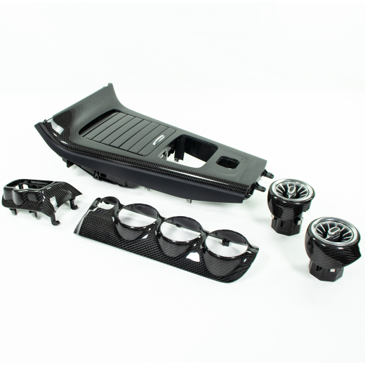 Console centrale in carbonio modanatura Classe A 177 Mercedes-Benz | Carbonkonsole-177