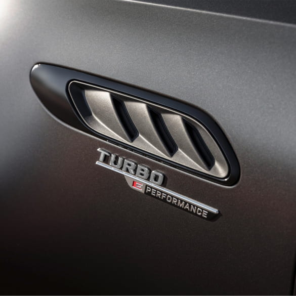 Turbo E Perfromance nameplate mudguard C-Class W206 S206 Genuine Mercedes-AMG