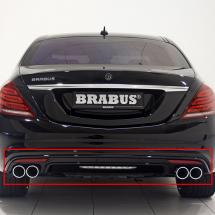 Brabus sportuitlaatsierstuk | Brabus einddemper | Mercedes-B | W222-Brabus-Auspuff