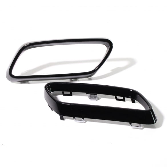 Uitlaatsierstukken Nightpakket C-Klasse W206 S206 zwart glanzend Origineel Mercedes-Benz