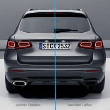 Zwarte uitlaatsierstukken GLC X253 C253 Origineel | A167885-black-253