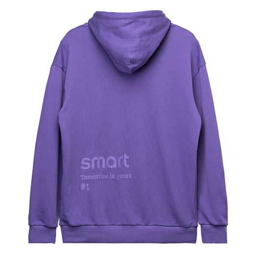 Unisex hoodie met capuchon paars logo Original smart | 10021504/-1509
