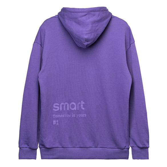 Unisex hoodie met capuchon paars logo Original smart | 10021504/-1509