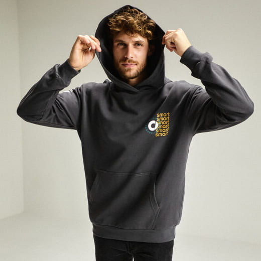 Unisex hoodie grijs #3 logo Original smart | 10022084/-89