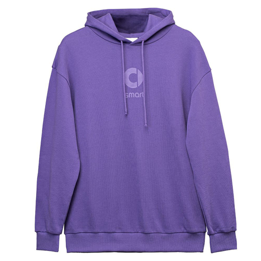 Unisex hoodie purple logo Genuine smart  | 10021504/-1509