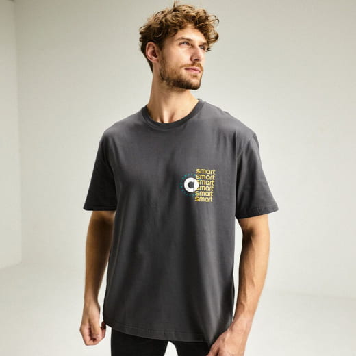 Unisex T-Shirt grey #3 Logo Genuine smart | 10022053/-58