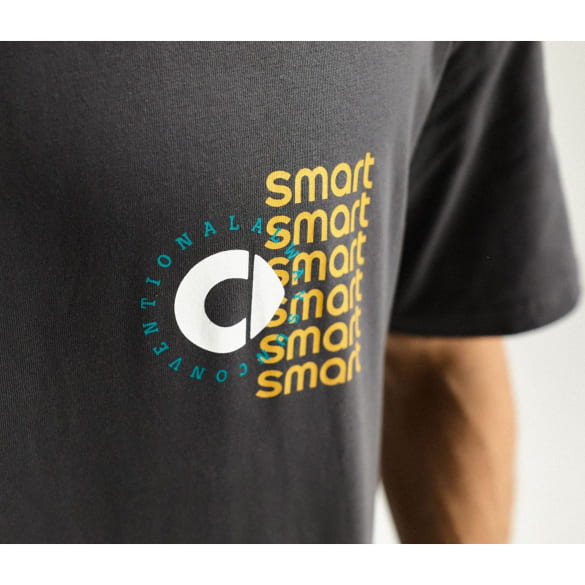 Unisex T-shirt grijs #3 logo Original smart | 10022053/-58