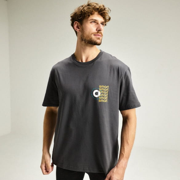 Unisex T-shirt grijs #3 logo Original smart | 10022053/-58