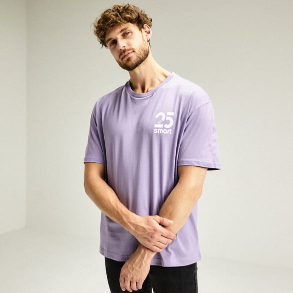 Unisex T-shirt lavendel met logo Original smart | 10022072/-77