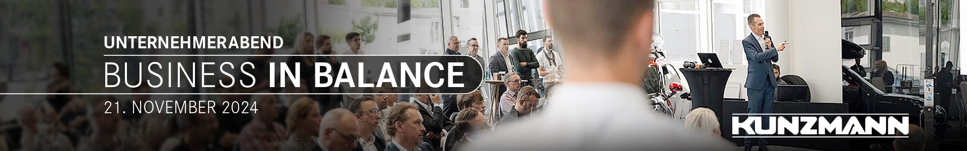 Unternehmerabend Business in Balance