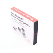 Valve caps GTI logo rubber valves Brass valves Genuine VW | 000071215Q