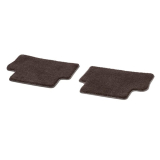 Tapis voiture velours exclusifs E-Klasse W213 à poil long, original Mercedes-Benz brun espresso