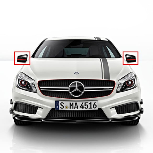 Bande décorative de rétroviseur Edition 1, kit film d’origine Mercedes-Benz | A1769871075