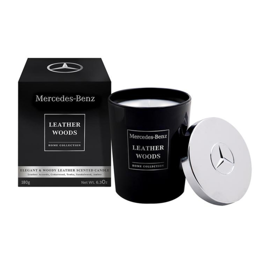 Vela aromática Leather Woods 180g Original Mercedes-Benz | B66959754
