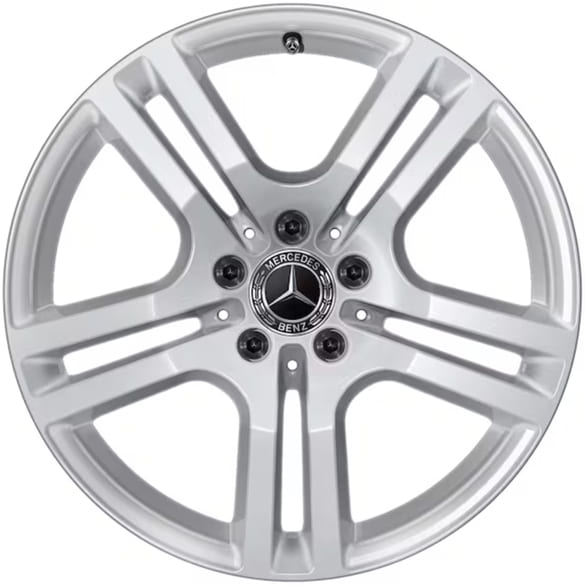 Original Mercedes-Benz velgen GLA H247 18 inch zilver 5 dubbele spaken