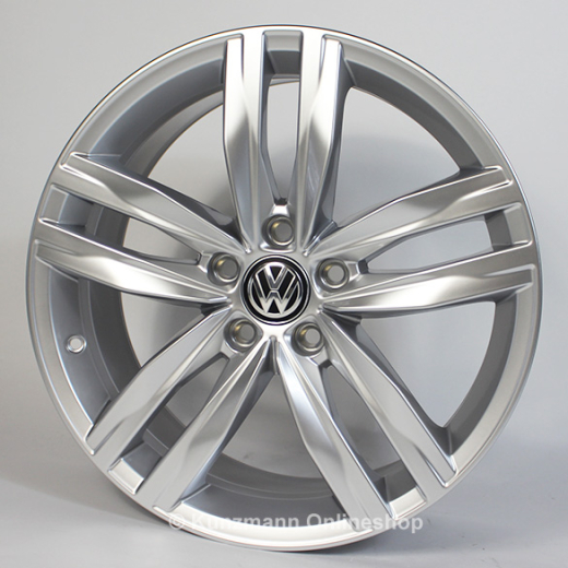Original Volkswagen | Durban velgenset | 7,5x18 zilver | Golf7-Durban-18-silber