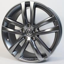 18 inch velgenset | Salvador 5-dubbelspaaks | VW Golf 7 VII  | Golf7-Salvador-18-grau