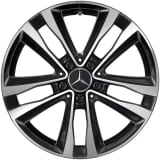 Velgen Mercedes-Benz A-Klasse V177 18 inch 5-dubbelspaaks zwart