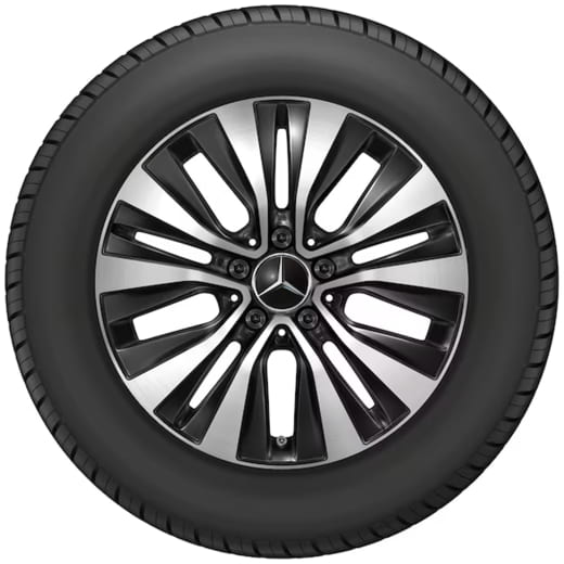 Velgen Mercedes-Benz A-Klasse W177 17 inch 5-dubbelspaaks zw | A1774011000 7X23-W177