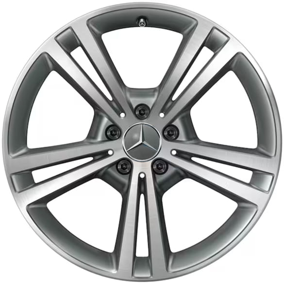Velgen Mercedes-Benz A-Klasse W177 19 inch 5-dubbele spaak himalayagrijs