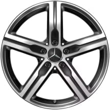 velgen Mercedes-Benz B-Klasse W247 18 inch 5-spaaks zwart | A1774013200 7X23-W247