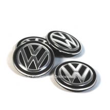 VW Naafdoppen set Golf 7 VII satijnzwart/chroom Origineel VW | 5G0601171XQI-Satz