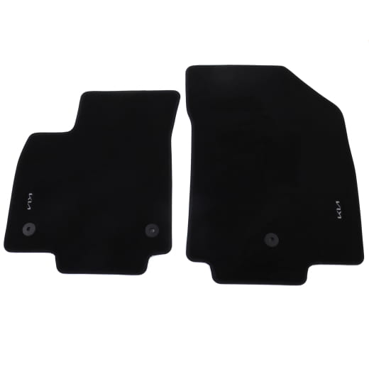 Velour car mats KIA EV2 3-piece set black | DN143ADE00E