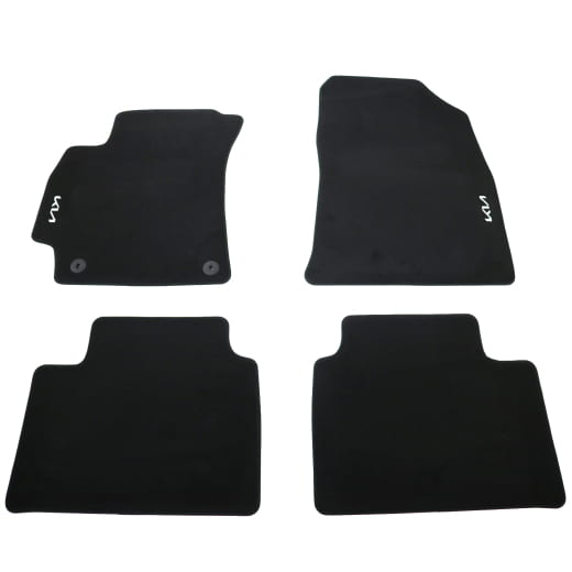Velour car mats KIA K4 4-piece set black | GG143ADE00E