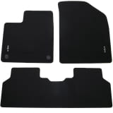 Velour floor mats KIA EV4 3-piece set black
