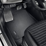 Velour floor mats KIA EV4 Fastback 4-piece set black