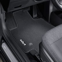 Velour floor mats KIA EV5 3-piece set black | X9143ADE01E