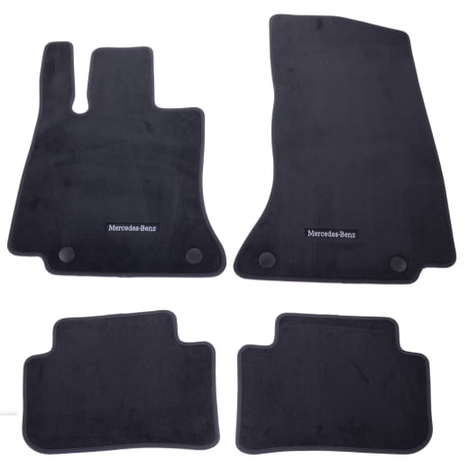 Velours floor mats CLE Coupe C236 4-piece Mercedes-Benz Classic | A2366809801 9J74-B