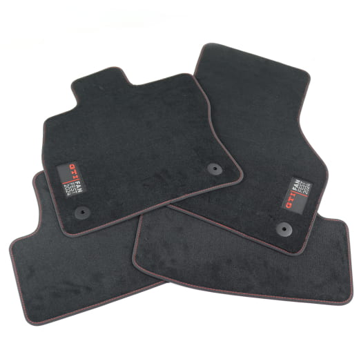VW Golf 8 velours floor mats GTI Fanfest 2024 Genuine Volkswagen | 5H1061270B