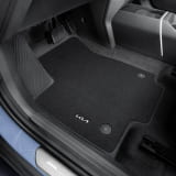 Velours Fußmatten KIA EV2 4-teilig schwarz
