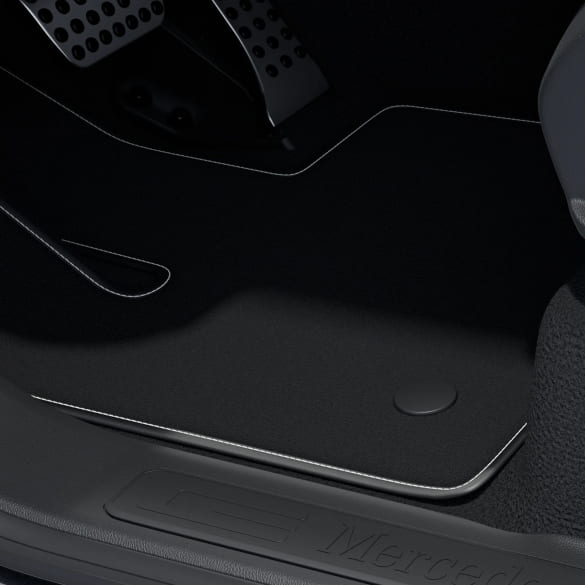 Veloursmatten Fußmatten G-Klasse W465 schwarz 4-teilig Original Mercedes-Benz 