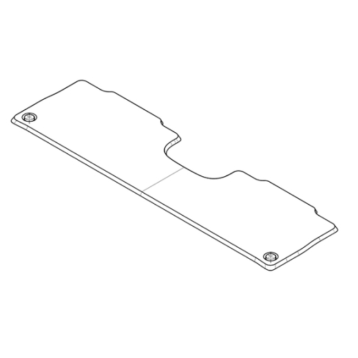 Veloursmatten Fußmatten EQS SUV X296  | A2966807406 9K26