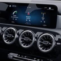 Ventilatieroosters turbines-look zilver A-Klasse Origineel – | Turbinenoptik-Luftduesen-silber-schwarz-177