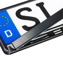 EU kentekenplaathouder zwart personenauto | 0195673