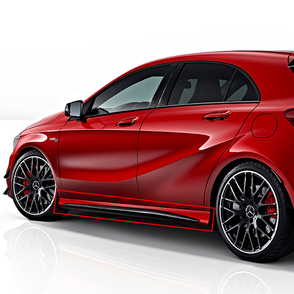 A 45 AMG side skirts set Nightpakket A-Klasse W176 Original Mercedes-Benz