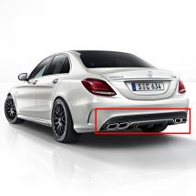 C 63 AMG diffuser & uitlaatsierstukken chroom | C-Klasse W05 | W205-63Diffusor