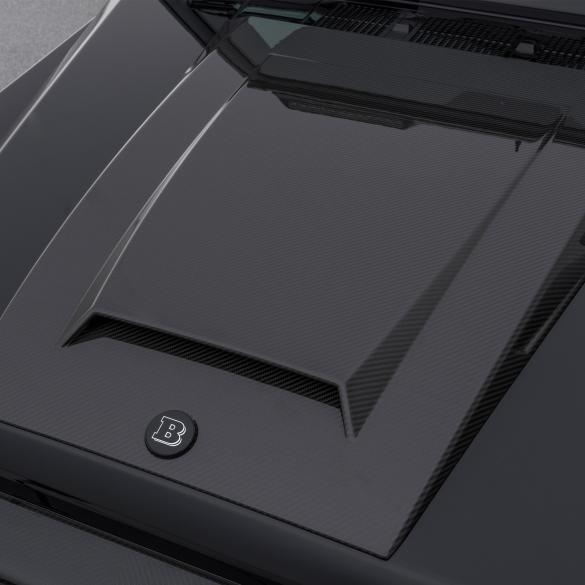 Origineel Brabus motorkapopzetstuk carbon glanzend voor G-Klasse W463