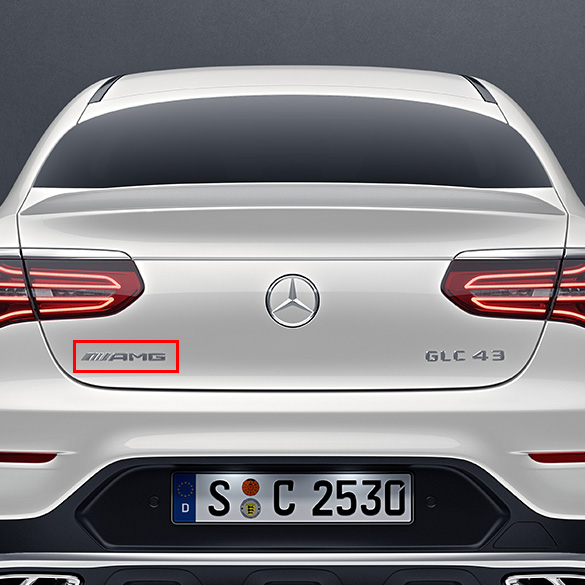 AMG Logo Achterklep GLC SUV X253 & Coupé C253 Origineel Mercedes-Benz