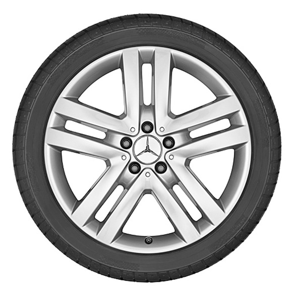 19 inch velgenset 5-dubbelspaken GLE W166 Origineel Mercedes | A16640113029765-Satz