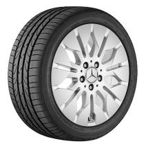 17-inch velgenset 7 dubbele spaken wiel GLE W166 origineel – | A16640110029765-Satz